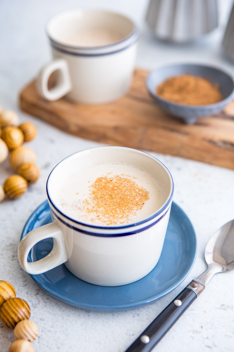 Warm Gingerbread Milk Mocktail