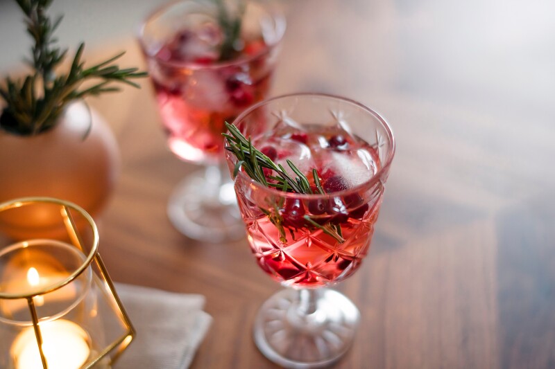 Holiday mocktails