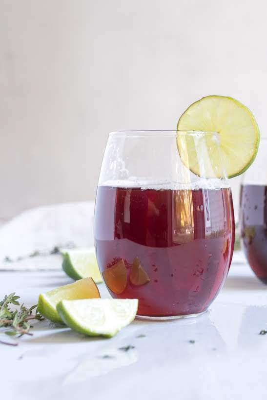 Tart Cherry Spritzer Mocktail