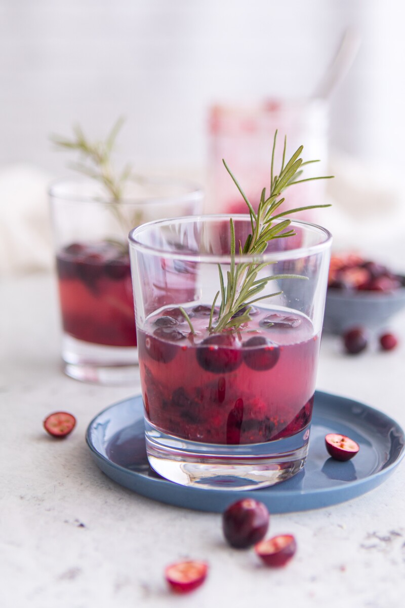 Orange-Cranberry Smash Mocktail